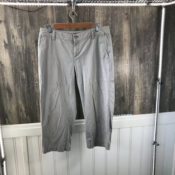 Eddie Bauer low rise stretch cotton capri pants size 10 - Picture 1 of 4